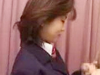 Horny Nippon porn star slurps cum in wild tokyo blowjob