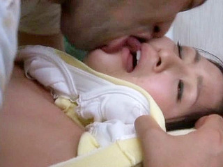 19-Year-Old Pussy Fucked Hard by Husband infront of Him in Nippon Porn